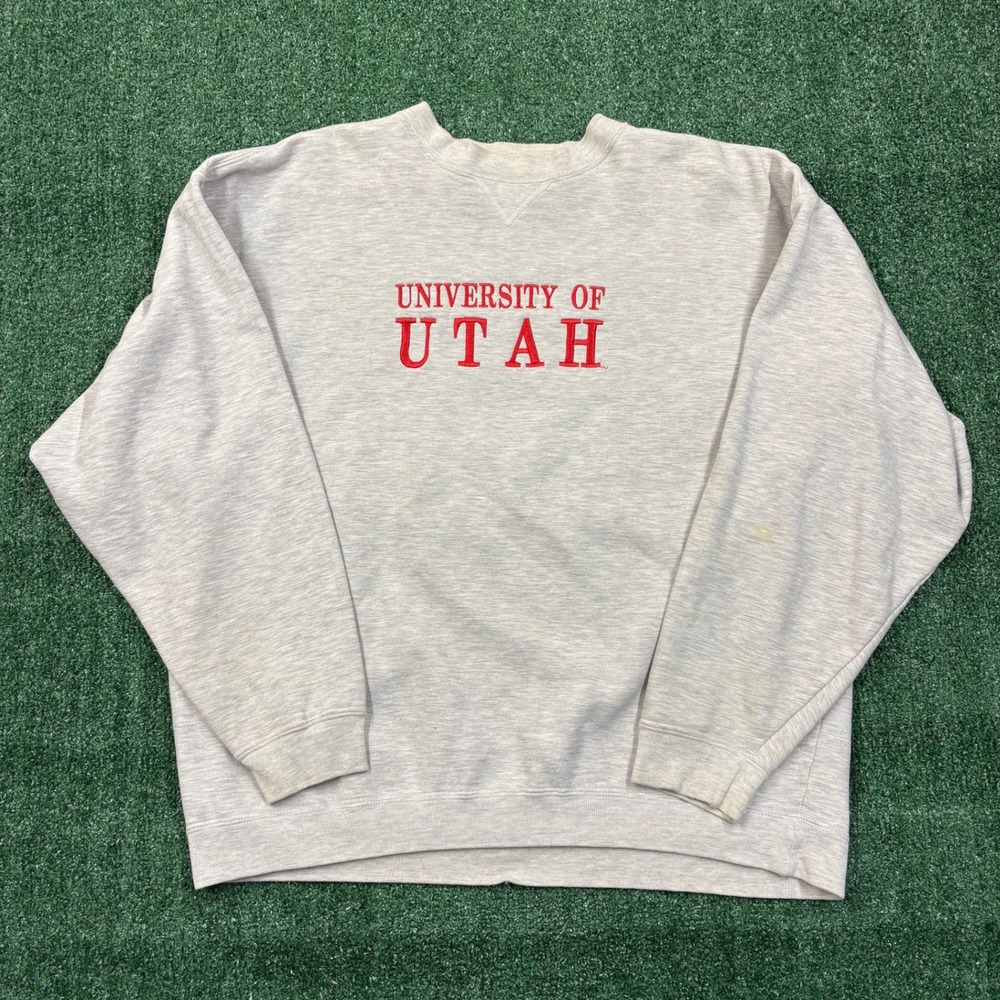 Vintage 90s Gear For Sports University of Utah Crewneck Sweater